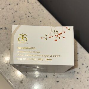 Arbonne RE9 Advanced Firming Body Cream - White and Gold